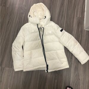 Women's White Puffer Jacket